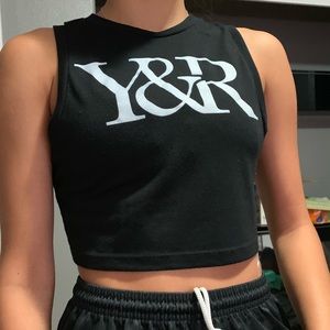 young and reckless cropped tank